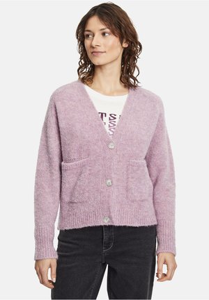 MIT KNOPFLEISTE - Cardigan - middle purple melange