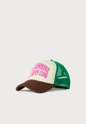 TRUCKER CAP - Cap - ecru/brown