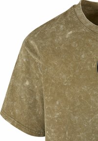 Karl Kani SIGNATURE WASHED EAGLE TEE - Trükipildiga T-särk - olive