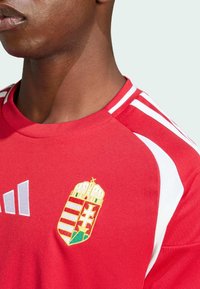 adidas Performance ADIDAS PERFORMANCE HUNGARY 24 HOME JERSEY - Equipación de selecciones - team victory red   white   collegiate green