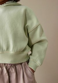 Next CROPPED - Felpa con cappuccio - green