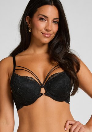Hunkemöller SABRINA PADDED DEMI - Beugel BH - black