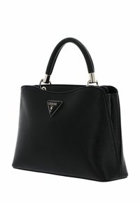 Guess GIZELE COMPARTMENT SATCHEL - Borsa a mano - black