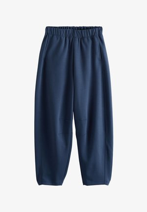 Next REGULAR FIT - PREMIUM HEAVYWEIGHT SLINKY BARREL LEG JOGGERS . - Tréningruha alsók - navy
