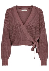 ONLY - BREDA WRAP NOOS - Cardigan - nostalgia rose Miniaturebillede 1