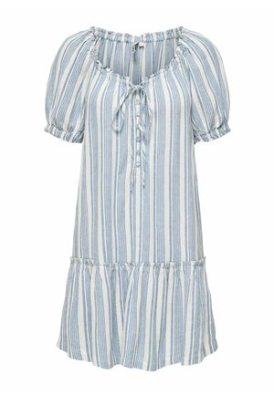 ONLY, ONLGOA Linen Short - Denní šaty - coronet blue