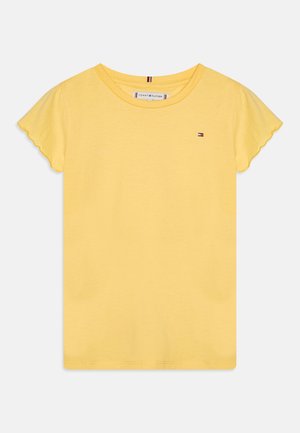 ESSENTIAL RUFFLE SLEEVE - Camiseta básica - citronella