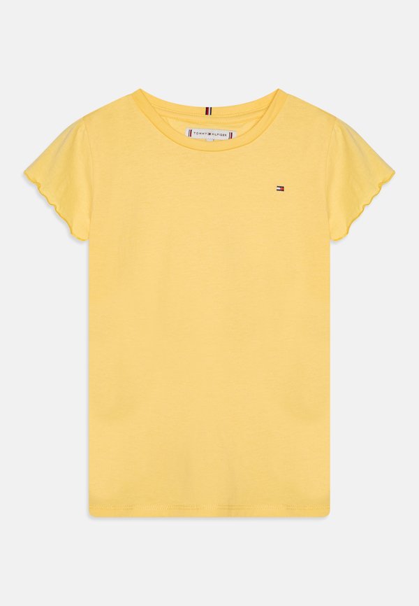 ESSENTIAL RUFFLE SLEEVE - Basic T-shirt - citronella