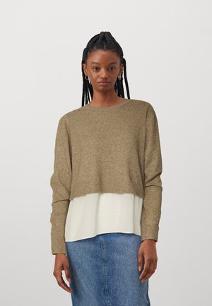 L/S MIX - Svetr - natural melange