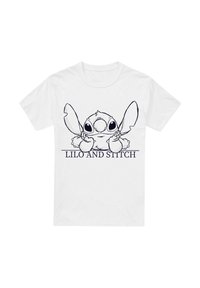 Disney LILO & STITCH RELAX  SKETCH - Print T-shirt - white