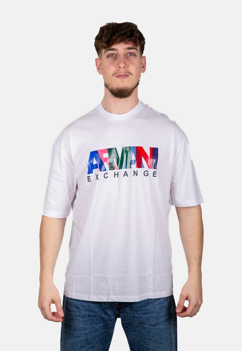 Armani Exchange T-shirt print wit Armani Exchange T-shirt print wit