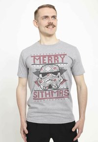 Star Wars STAR WARS: CLASSIC SITH SWEATER UNISEX - Triko s potiskem - melange grey