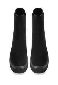 Queen Helena Botines con plataforma - nero microfibra