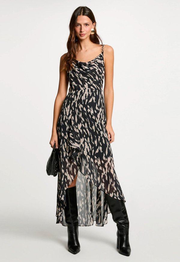 PRINTED - Maxikleid - noir