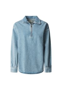 Blouse - 10,5oz steel blue rigid denim