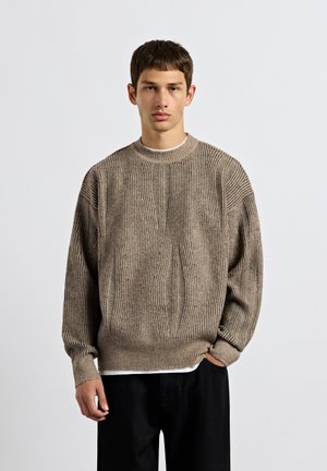 Burocs, STRUCTURED SWEATER UNISEX - Jersey de punto - brown