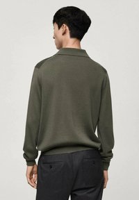 Mango Polo majica - green