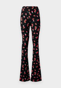 VIOLETTA FLARED  - Leggings - black