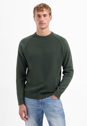 WAFFLE - Trui - dark green