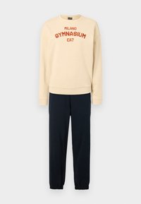 TRACKSUIT SET - Sportinis megztinis - almond milk/blue