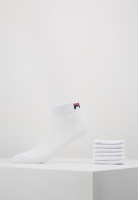 Fila - QUARTER SOCKS UNISEX 6 PACK - Sokken - white Miniatuurafbeelding 1