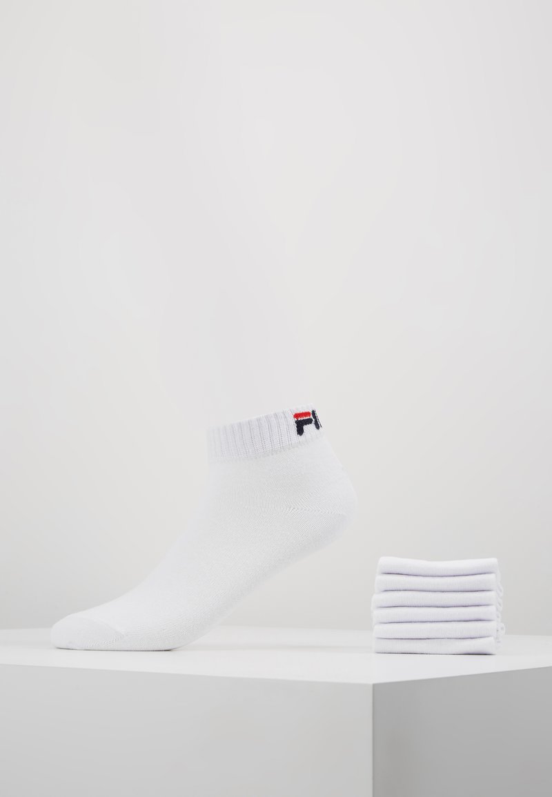 Fila - QUARTER SOCKS UNISEX 6 PACK - Sokken - white, Vergroten