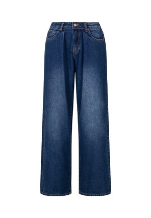 Flared Jeans - dark blue denim