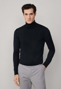 Hackett London ROLL NECK - Stickad tröja - midnight blue