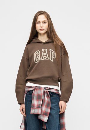 GAP LOGO BARREL HOODIE - Kapucnis pulóver - plymouth rock