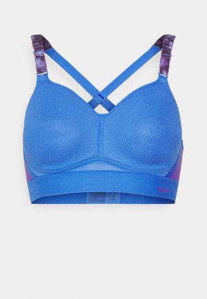 TRIACTION HYBRID LITE - High support sports bra - blue light combination