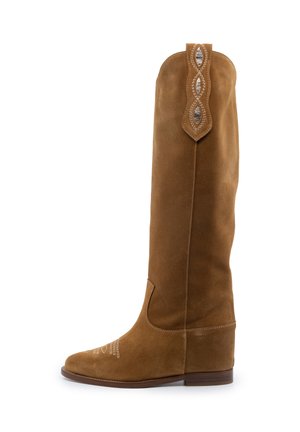 EMMA - Stivali con la zeppa - camel