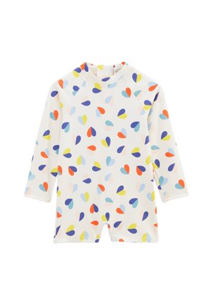 MANCHES LONGUES IMPRIMÉ - Maillot de bain - ecru