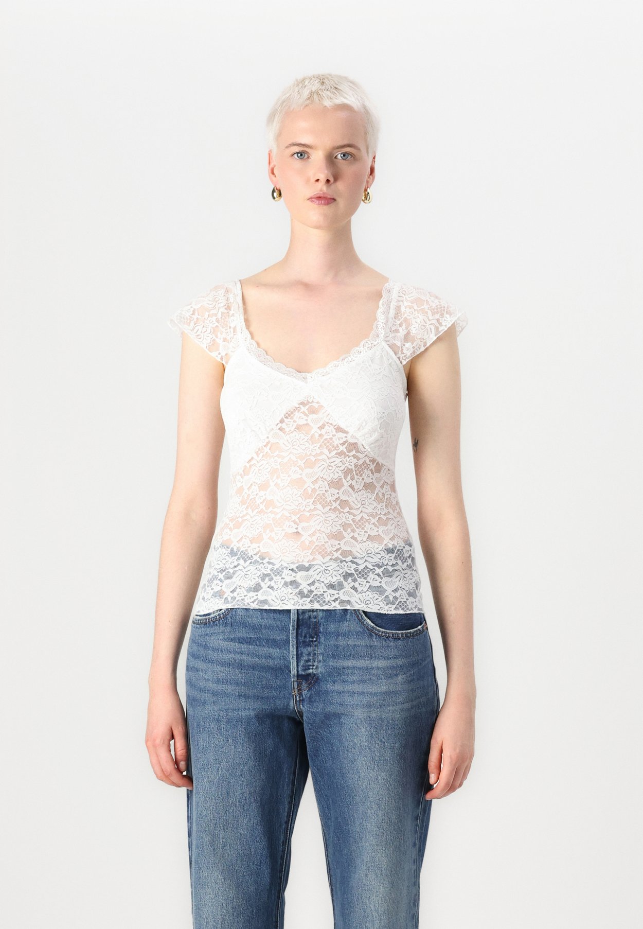 ONLBENA LIFE CAPSLEEVE V NECK