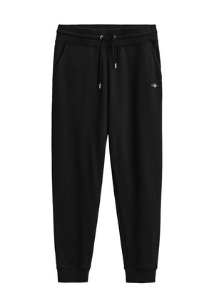 GANT, REG SHIELD - Pantaloni sportivi - black