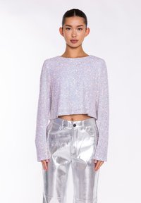 Glamorous LOOSE FIT - Bluse - lilac iridescent sequin