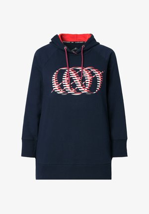 LAURASØN, LONG SLEEVE - Jersey con capucha - marine