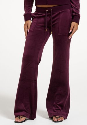 Juicy Couture, JUICY COUTURE JOGGINGHOSE LAYLA LOW RISE POCKET GOLD HARDWARE - Jogginghose - winetasting