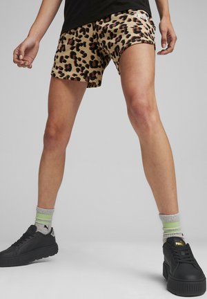 Puma ESS ANIMAL MIT PRINT - Shorts - prairie tan