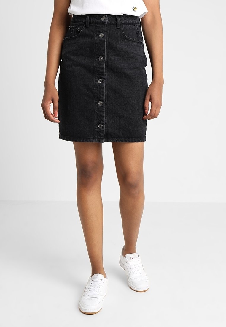 Bik Bok Jeanskjol - black