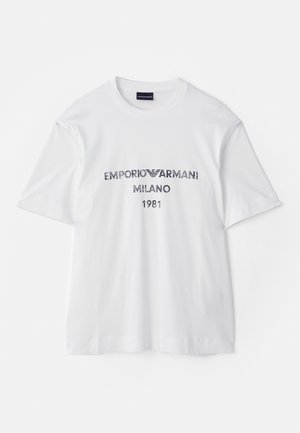 Emporio Armani Print T-shirt - snow white