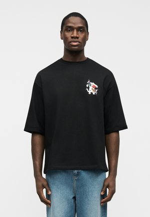 Μπλουζάκι με στάμπα - black