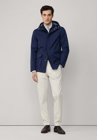 Hackett London Parka - dark denim blue