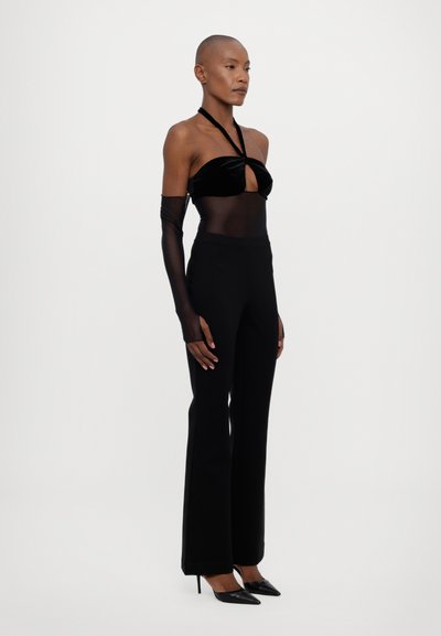 Diane von Furstenberg GREGORY PANTS - Auduma bikses - black