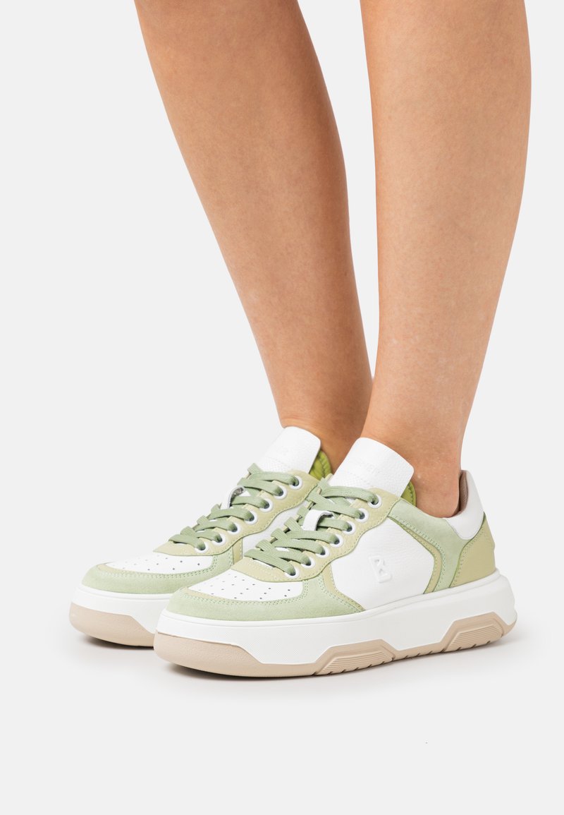 Bogner OTTAWA Baskets basses white/mint/menthe ZALANDO.FR