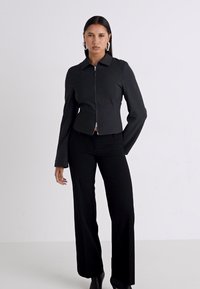 Weekday ZIP SUITING  - Tunn jacka - dark grey melange