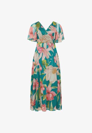Yours Clothing, PLUS SIZE WEDDING GUEST DRESSES. - Vapaa-ajan mekko - teal