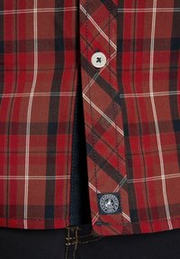 Jan Vanderstorm KURZARM EMYLS - Shirt - rot kariert