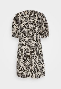 TIE NECK DIA - Dnevna obleka - cement/black