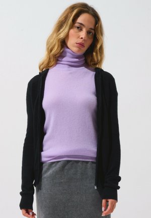 COLOMBIS FULL ZIP WITH HOOD - Gilet - black