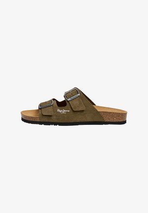 Pepe Jeans, Matalakantaiset pistokkaat - khaki green